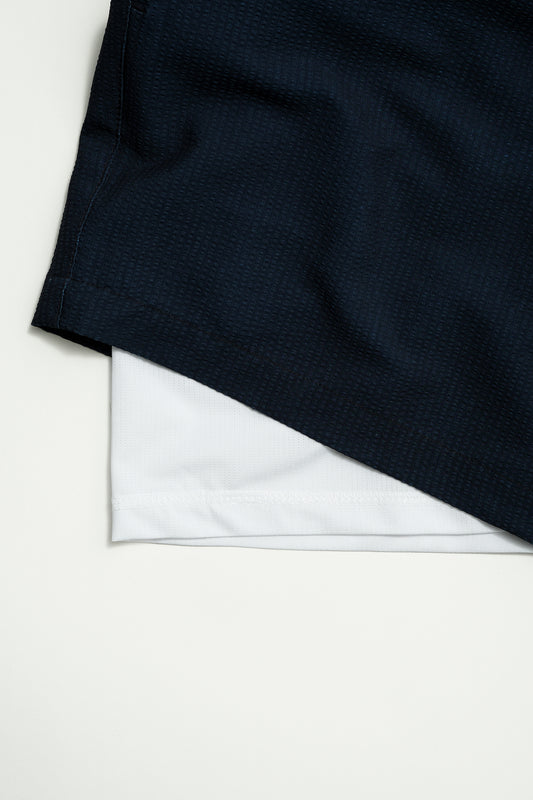 Short de bain volley homme en seersucker