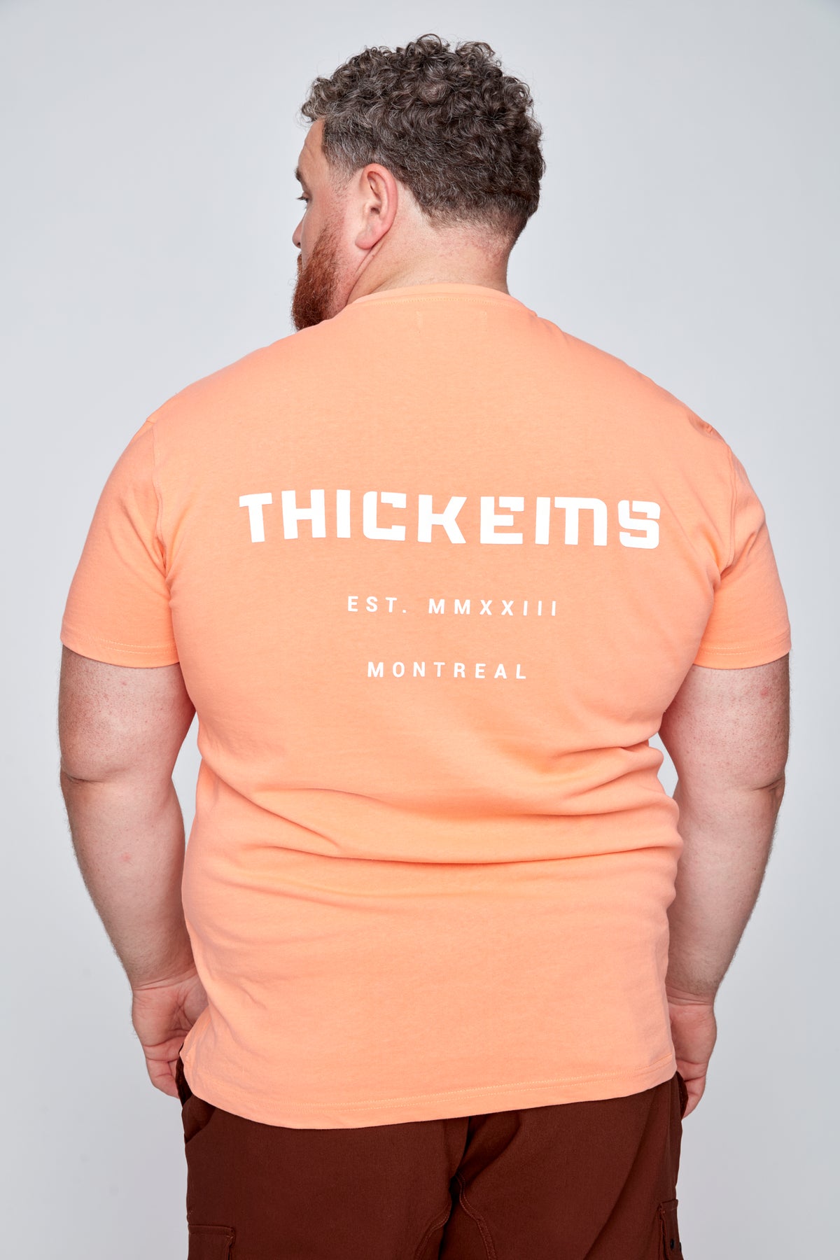 T-shirt graphique à col rond pour homme