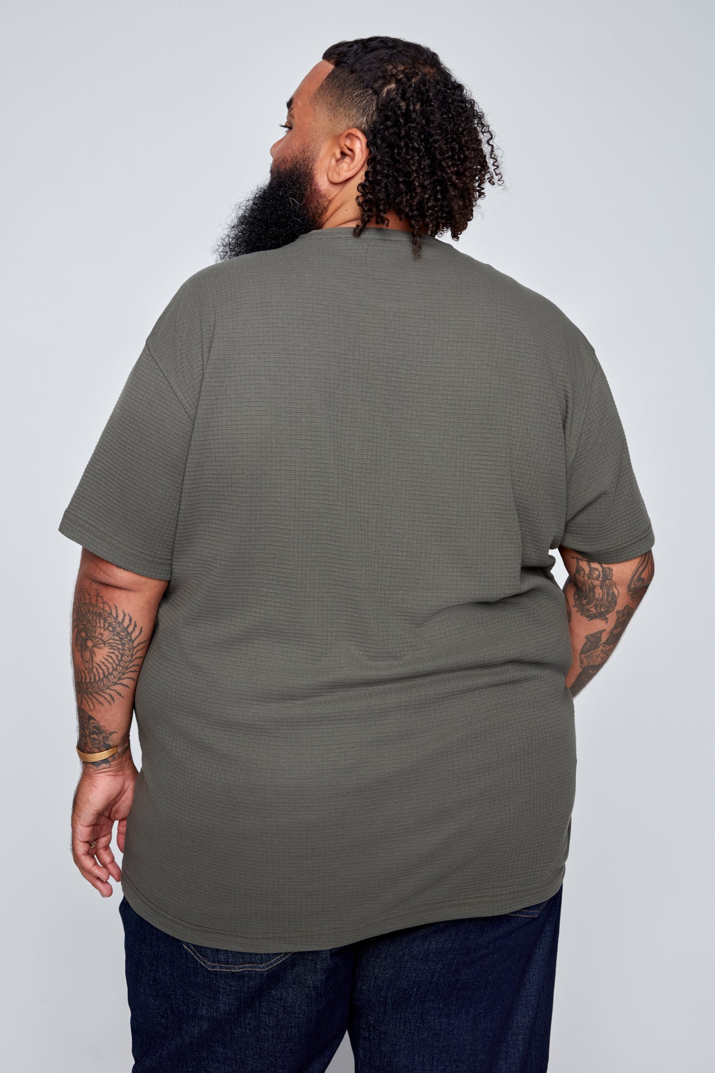 Men’s Textured Waffle Jersey Tee