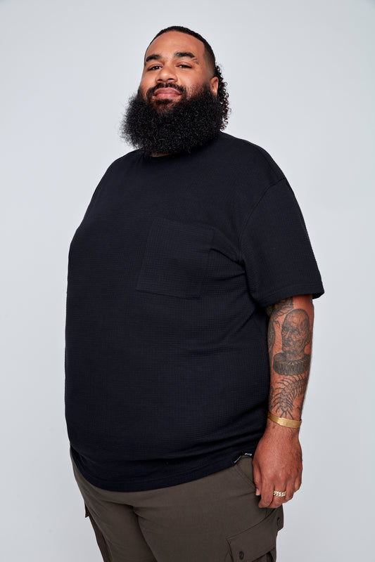 Men’s Textured Waffle Jersey Tee
