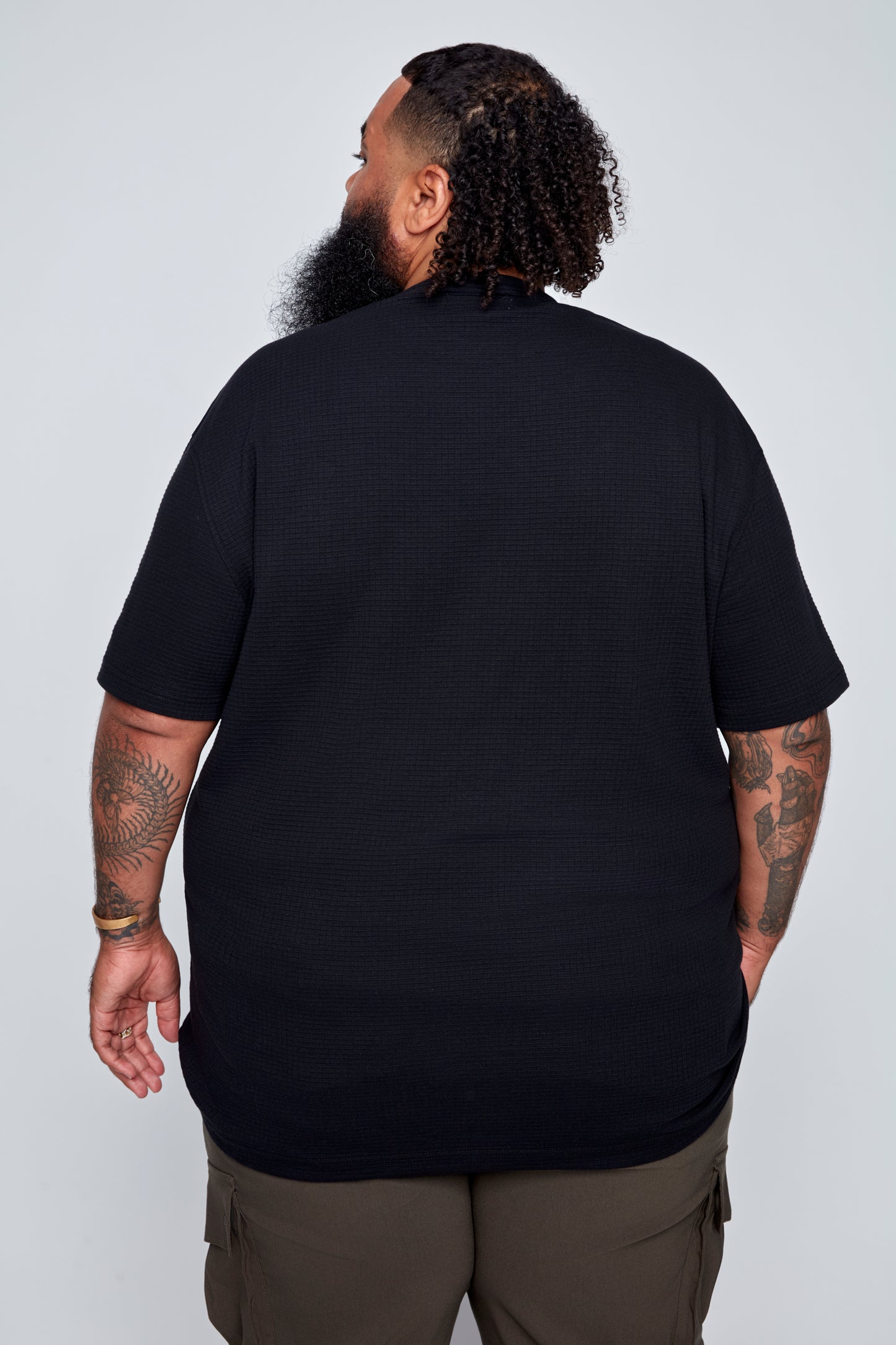 Men’s Textured Waffle Jersey Tee