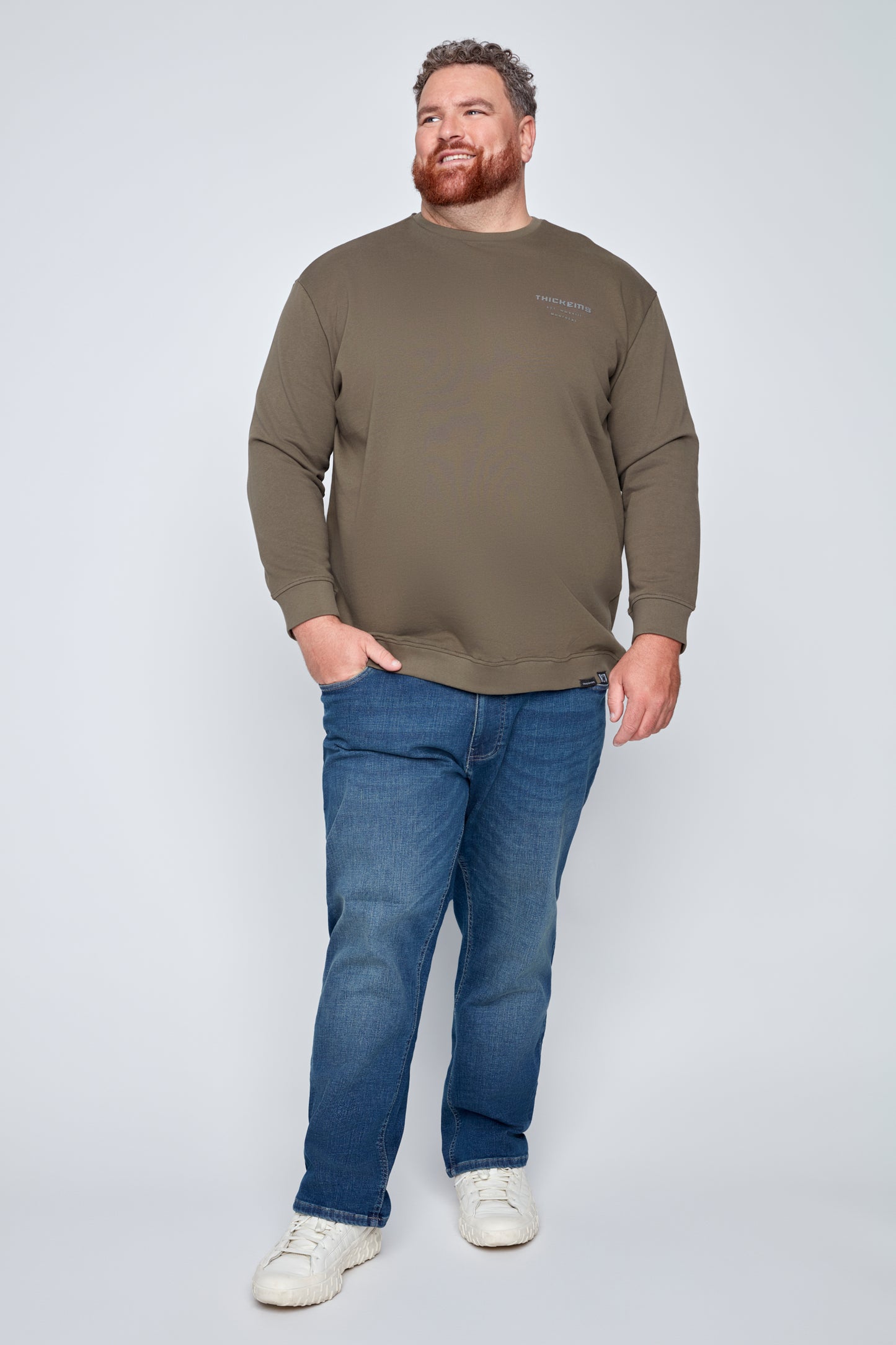 Men’s Long-Sleeve Crew-Neck Sweater
