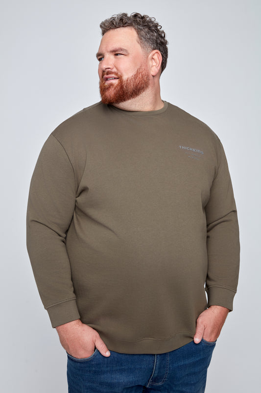 Men’s Long-Sleeve Crew-Neck Sweater