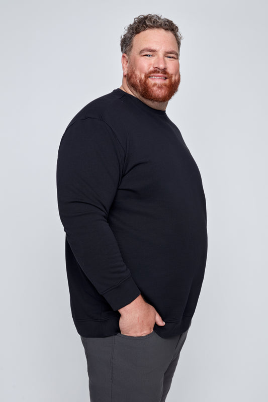 Men’s Long-Sleeve Crew-Neck Sweater