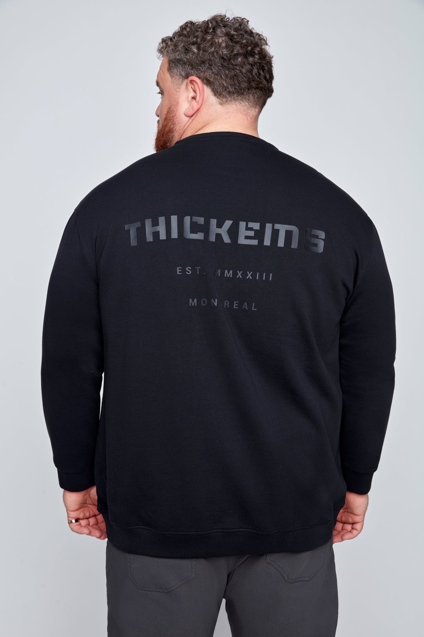 Men’s Long-Sleeve Crew-Neck Sweater