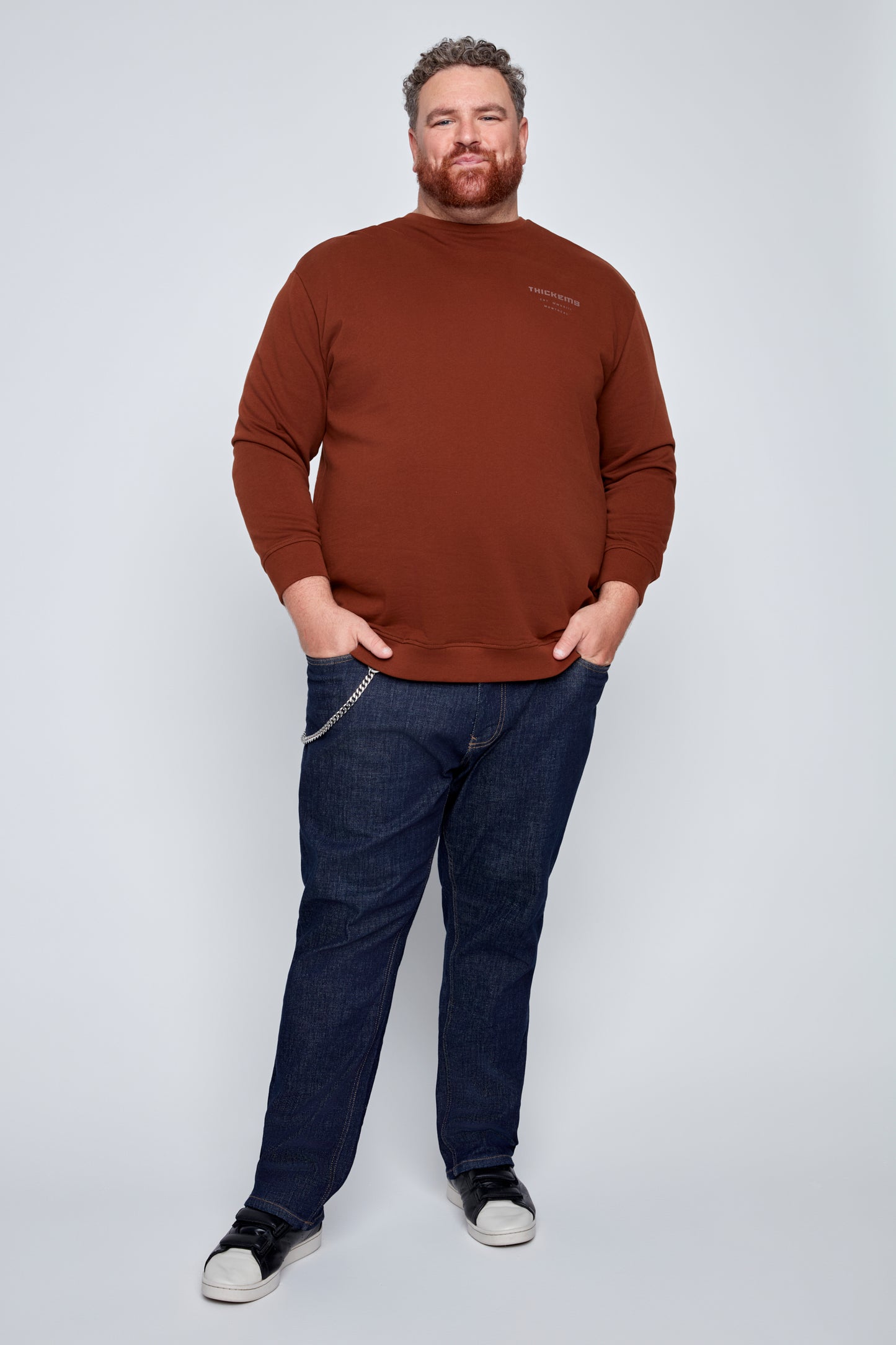 Men’s Long-Sleeve Crew-Neck Sweater