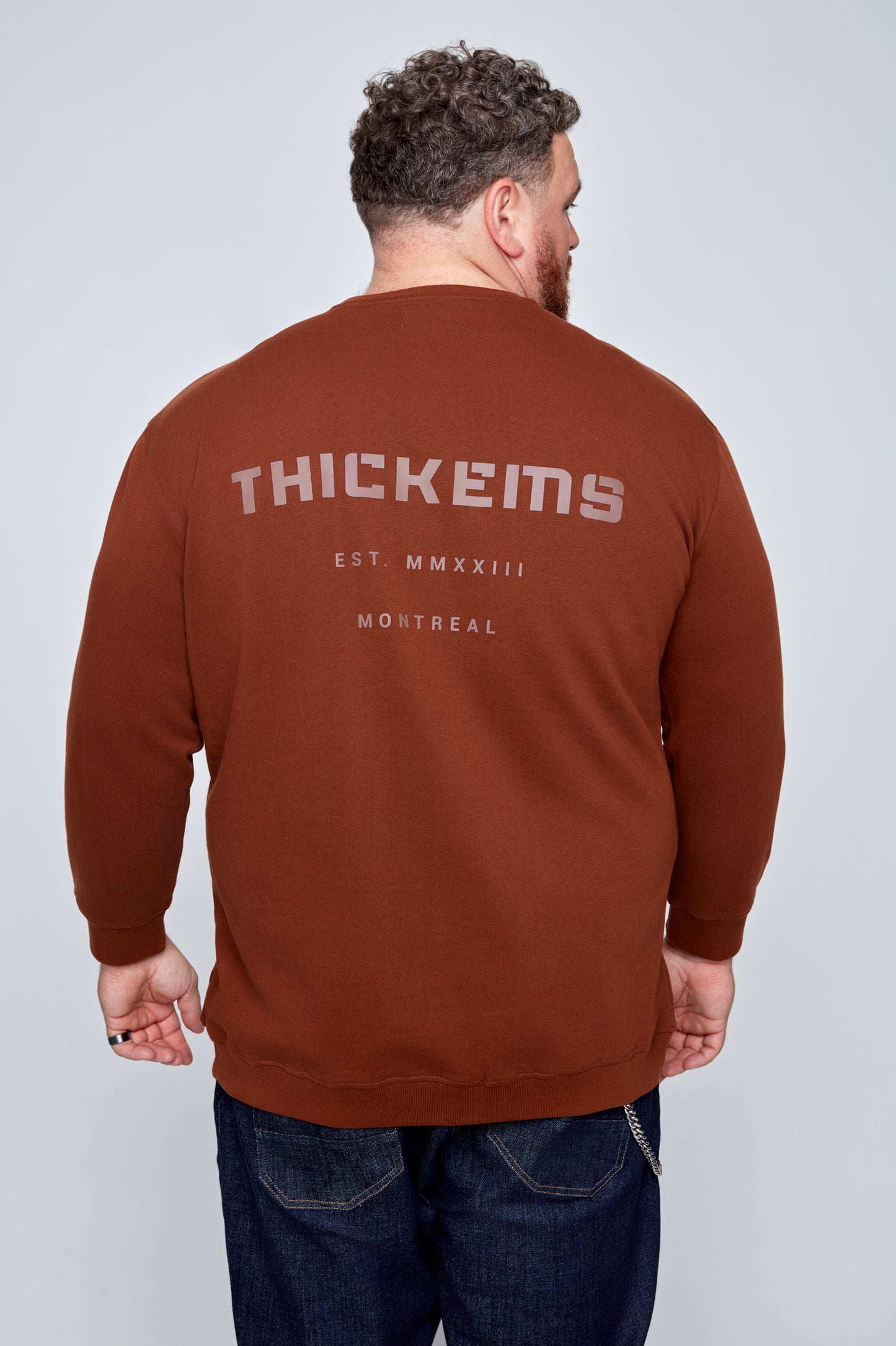 Men’s Long-Sleeve Crew-Neck Sweater