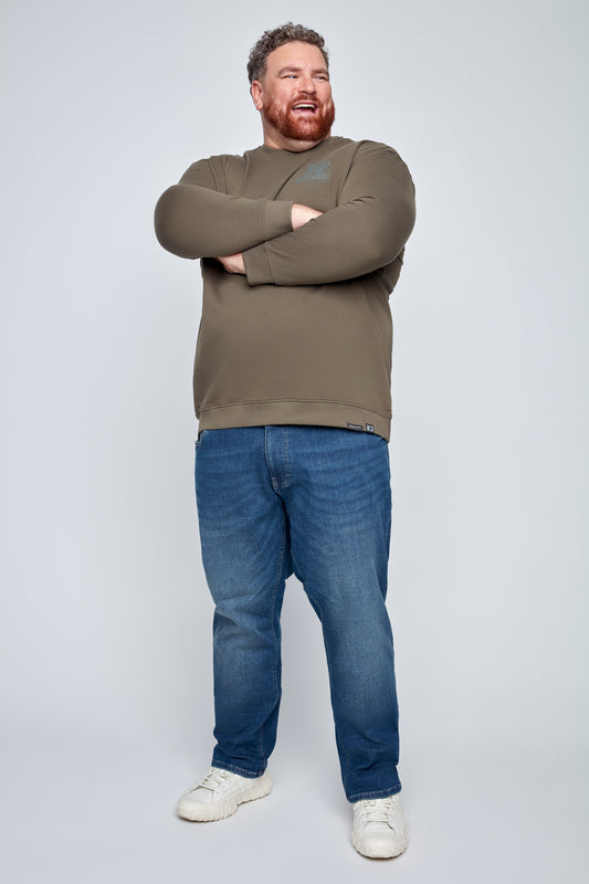 Men’s Long-Sleeve Crew-Neck Sweater