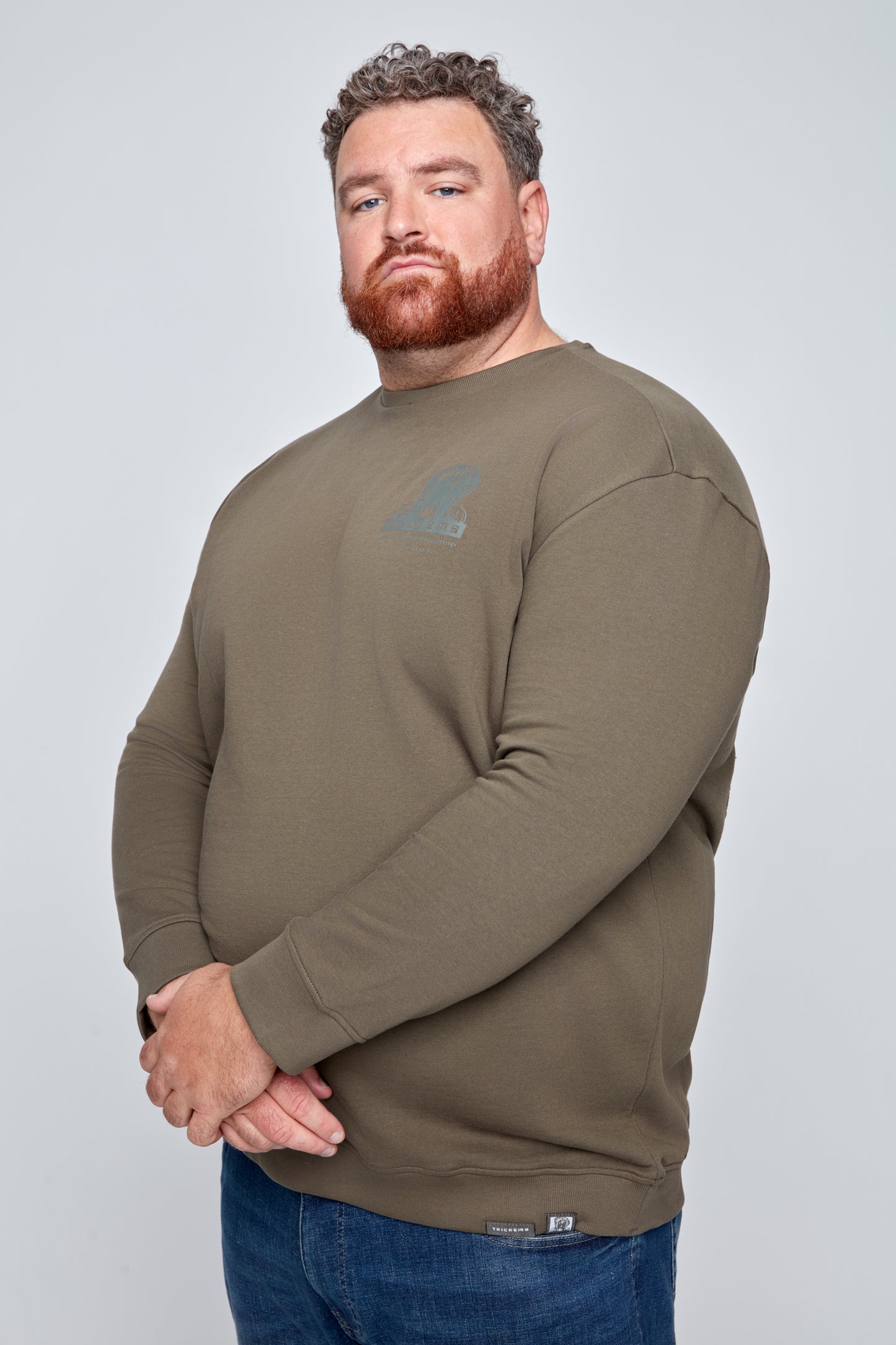 Men’s Long-Sleeve Crew-Neck Sweater