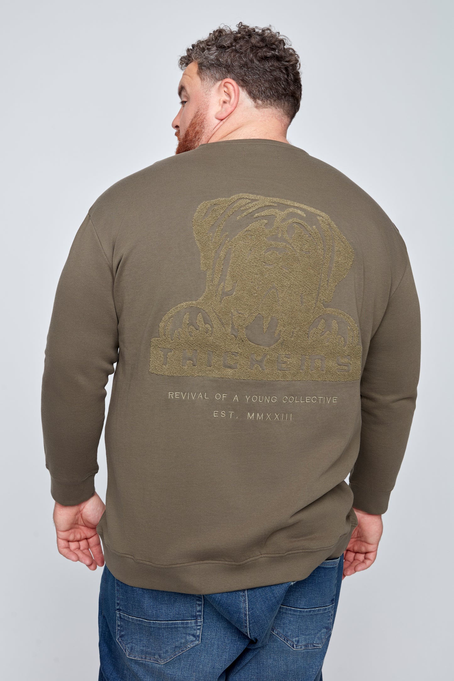 Men’s Long-Sleeve Crew-Neck Sweater