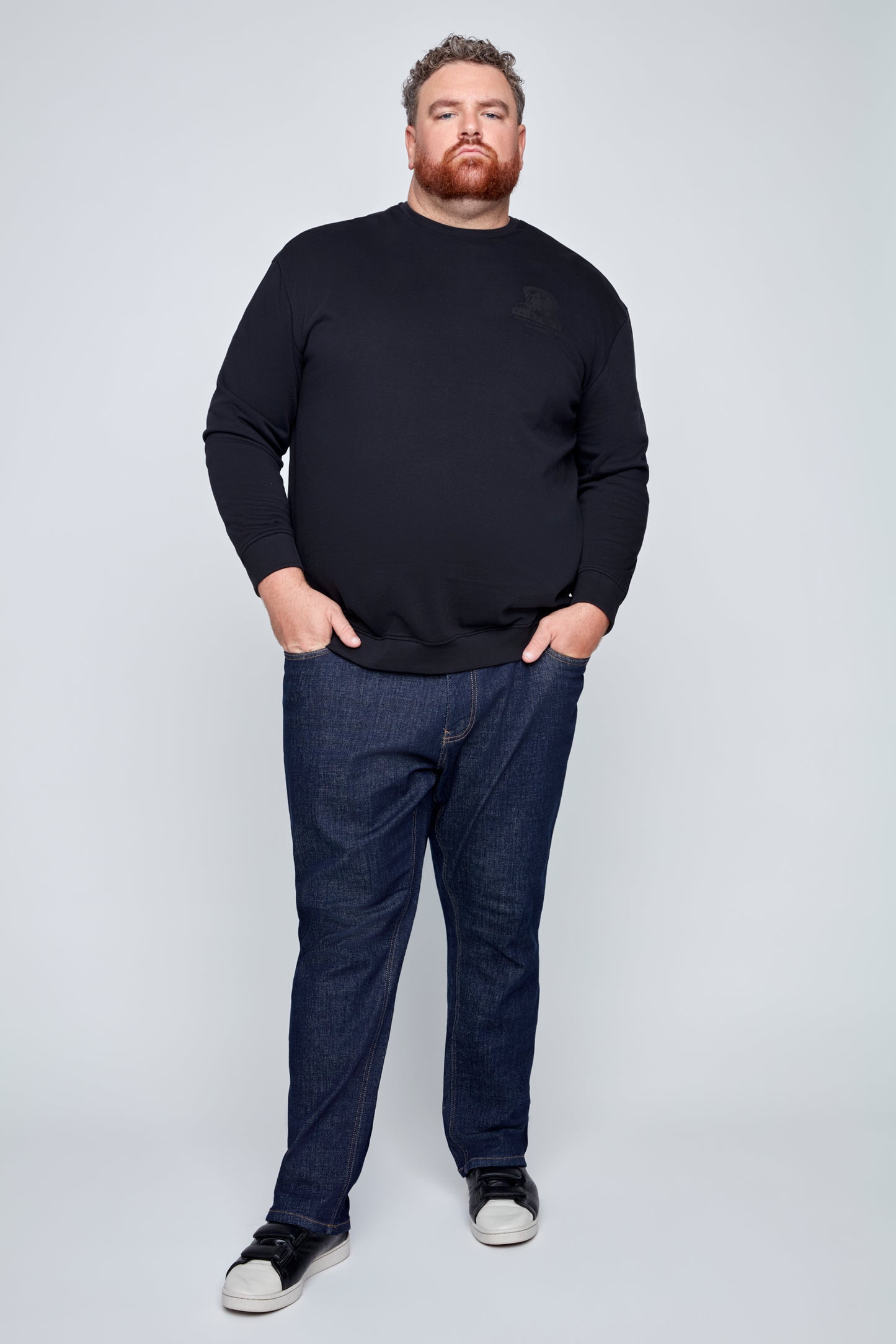Men’s Long-Sleeve Crew-Neck Sweater
