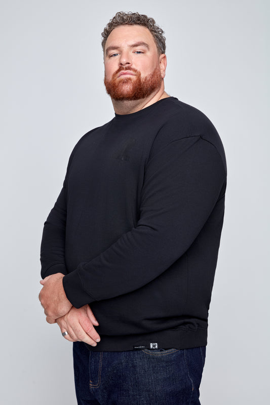 Men’s Long-Sleeve Crew-Neck Sweater