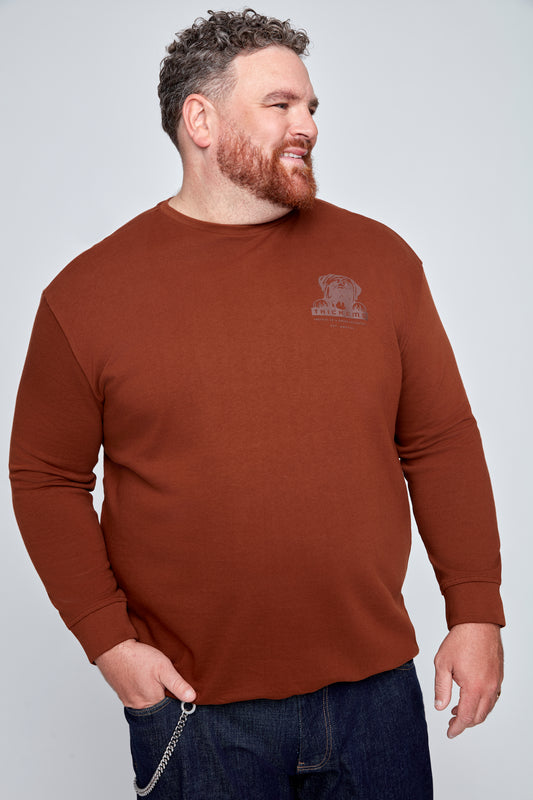 Men’s Long-Sleeve Crew-Neck Sweater