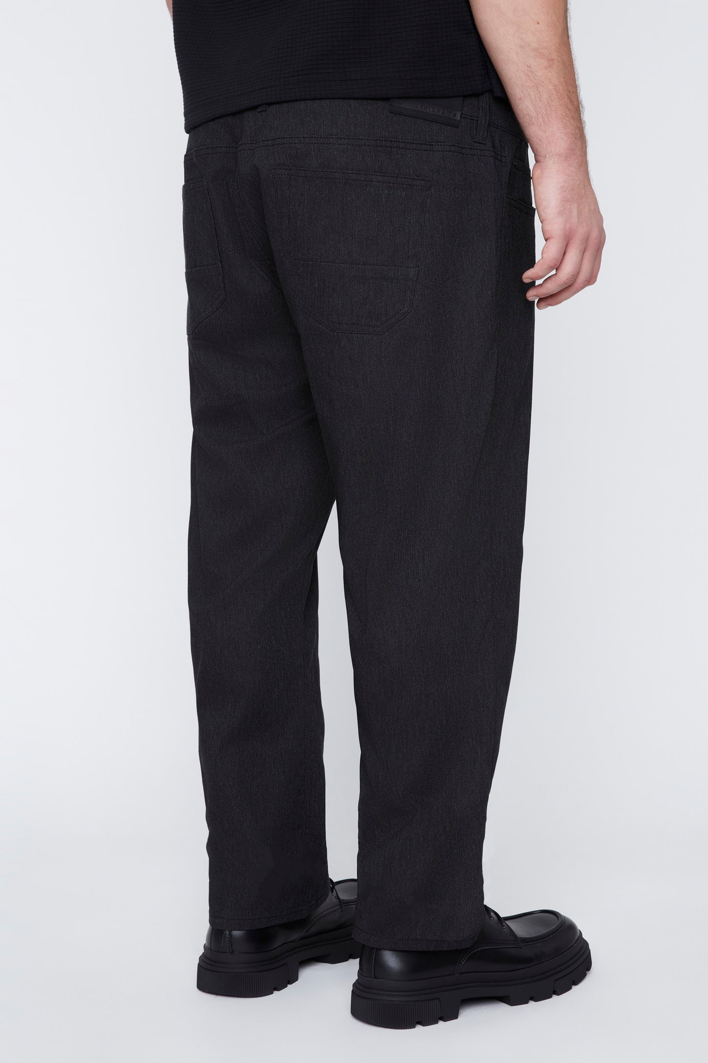 Pantalon texturé à 5 poches pour hommes