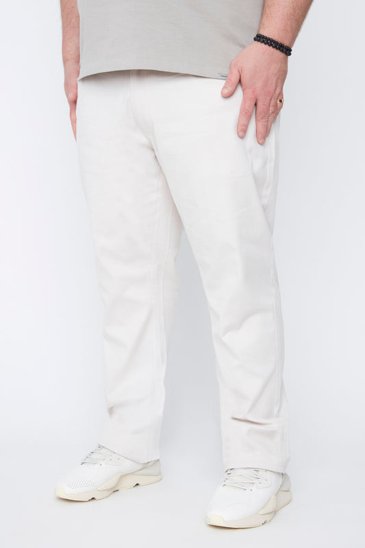 Pantalon 5 poches pour homme en coton stretch texturé