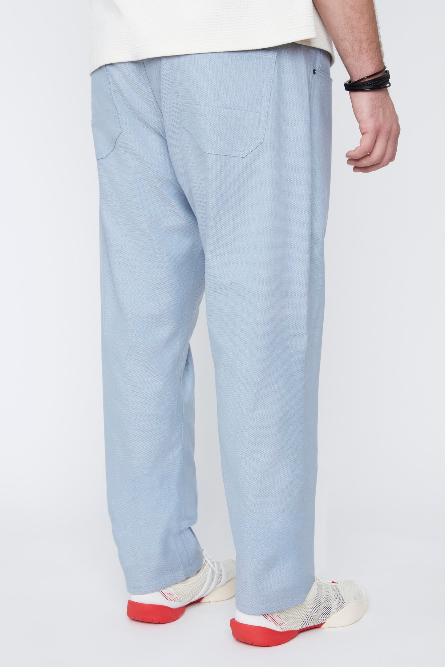 Men's Textured Stretch Cotton 5-Pocket Pant