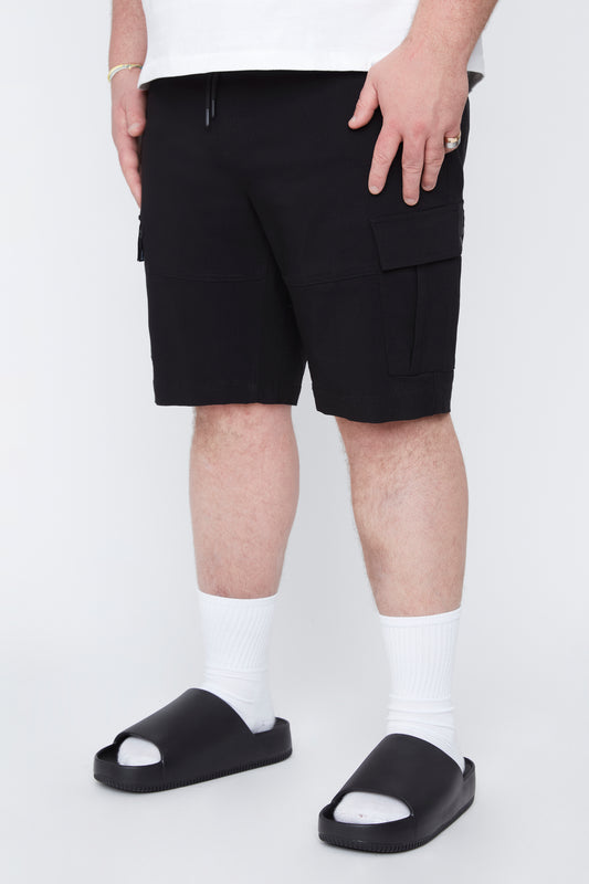 Short cargo homme à enfiler avec poches zippées