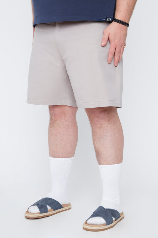 Short chino plissé pour homme