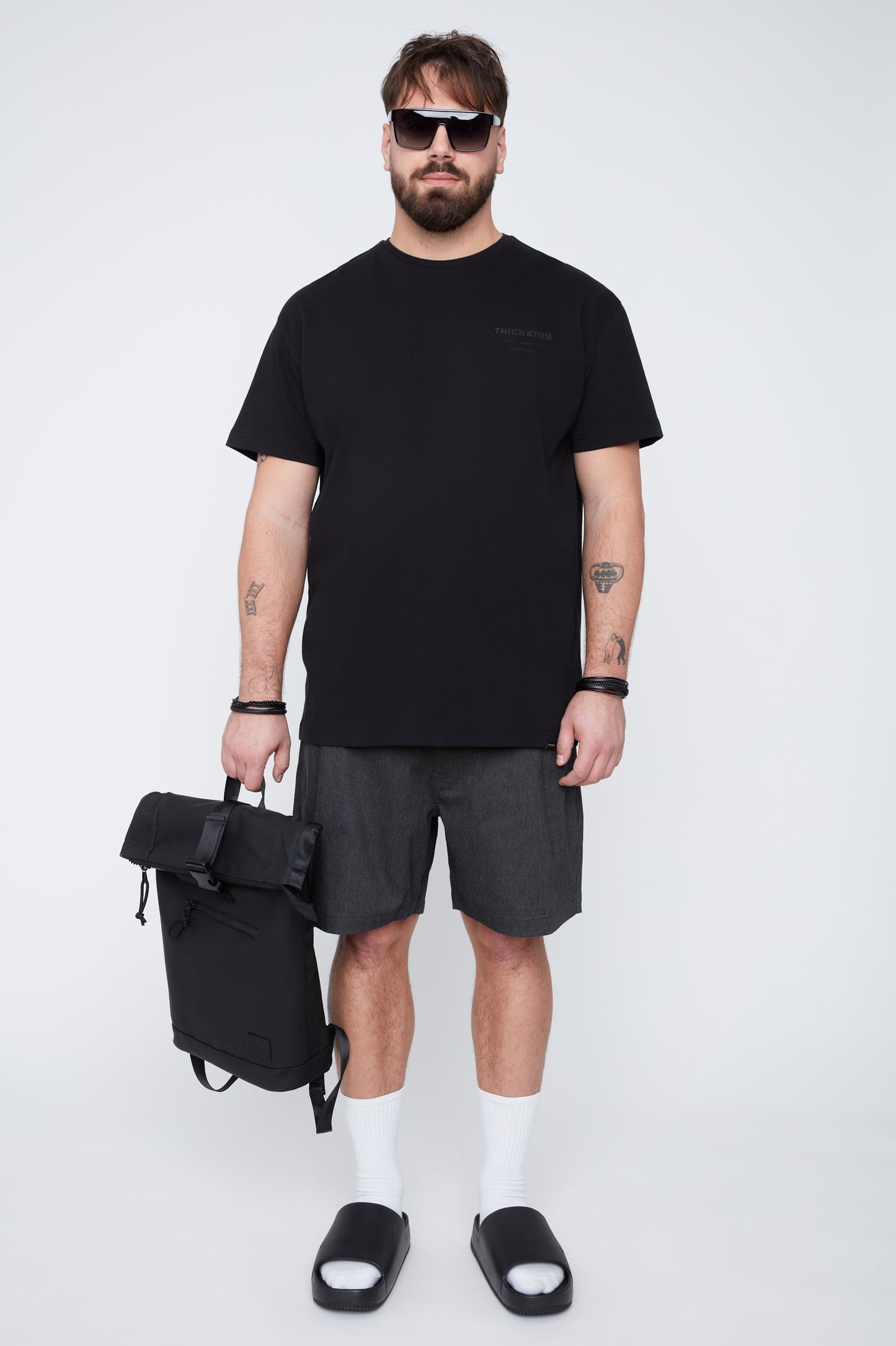Short texturé d'entraîneur pour homme