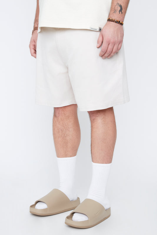 Short d'entraîneur en coton extensible pour homme