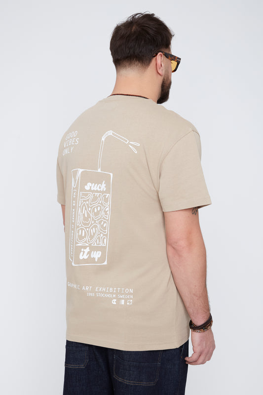 T-shirt à col rond pour homme