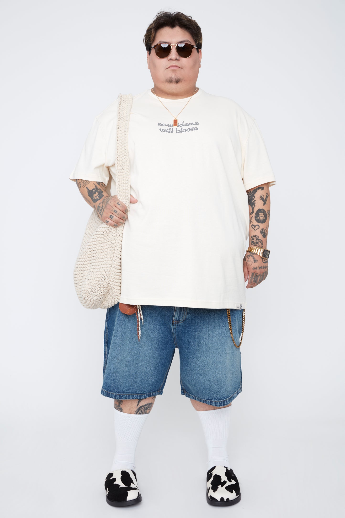 T-shirt à col rond pour homme