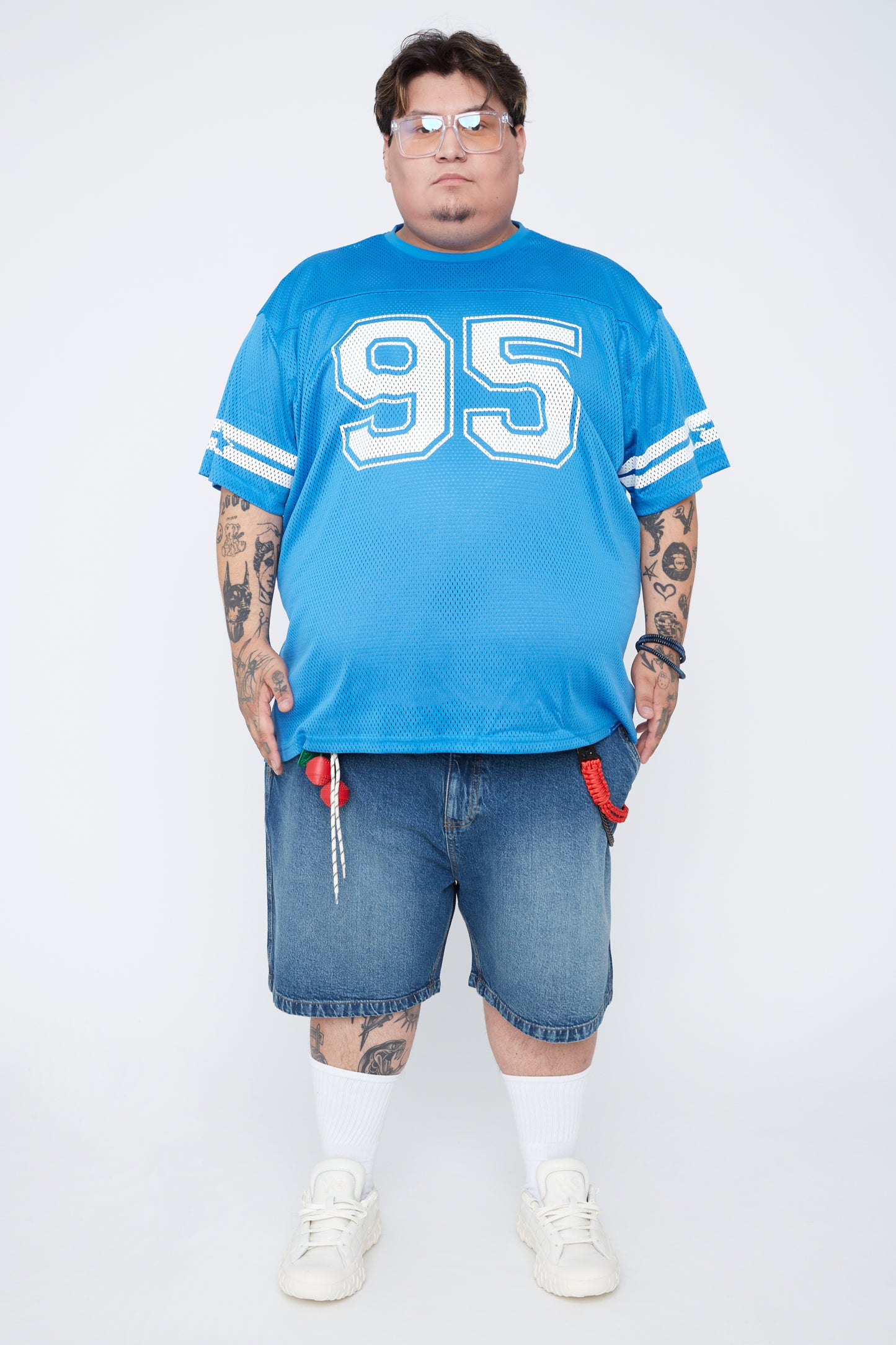 T-shirt à col rond style universitaire pour homme