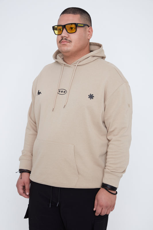 Sweat à capuche graphique en molleton français pour homme