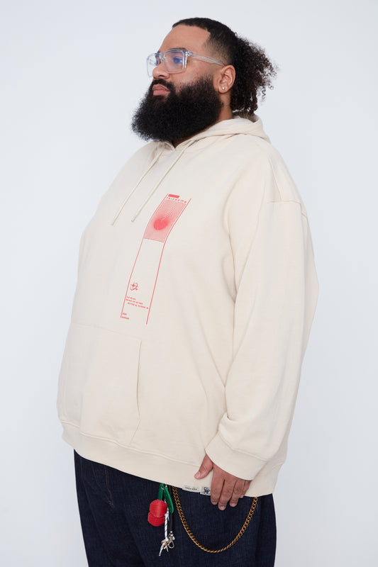 Sweat à capuche graphique en molleton français pour homme