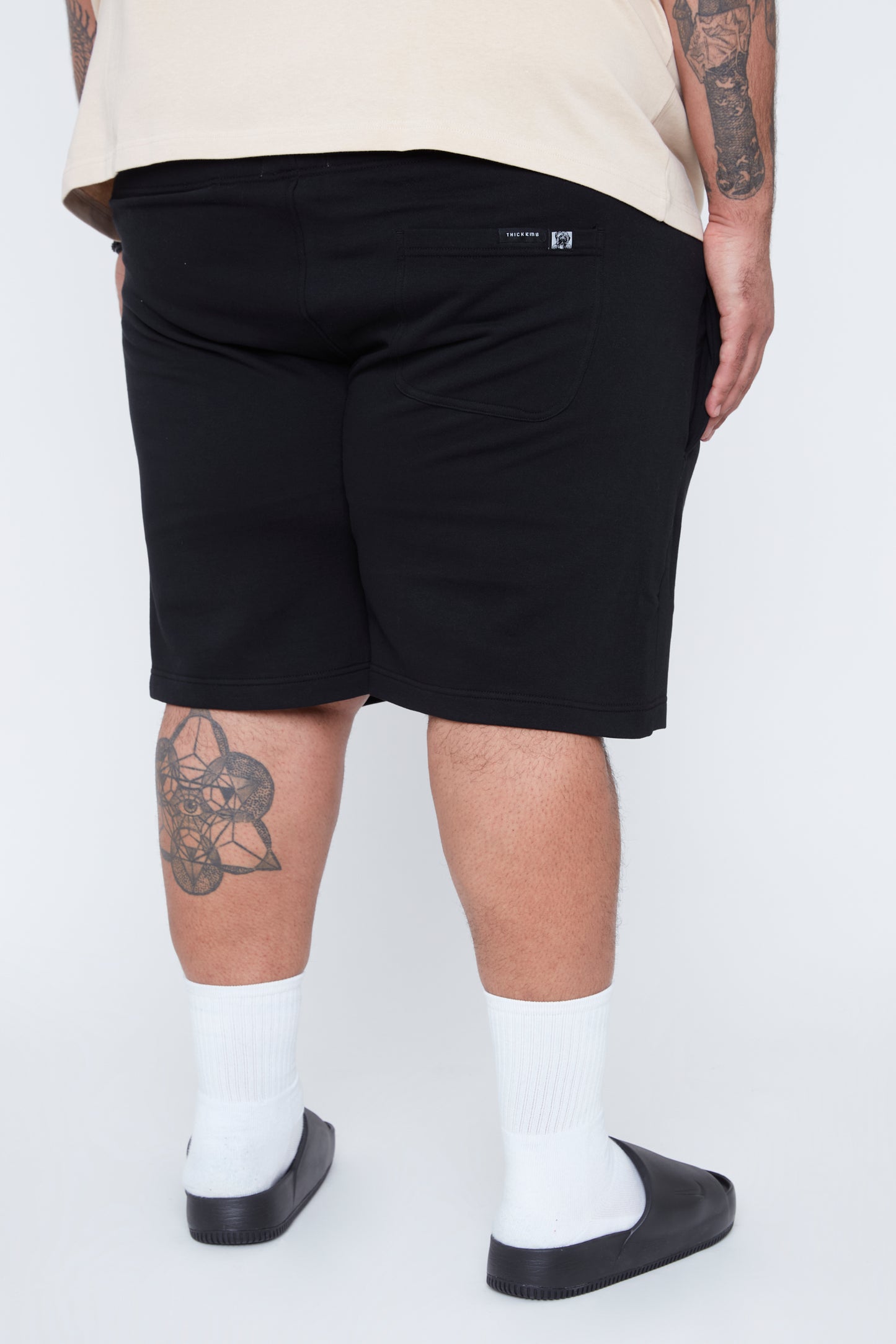 Short en molleton pour homme à coupe décontractée