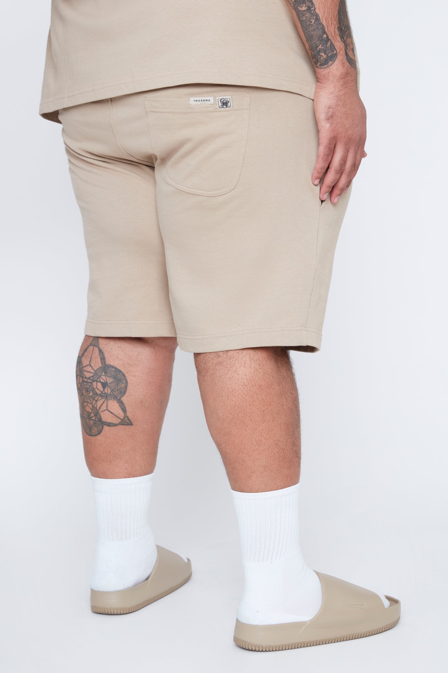Short molletonné coupe décontractée pour homme