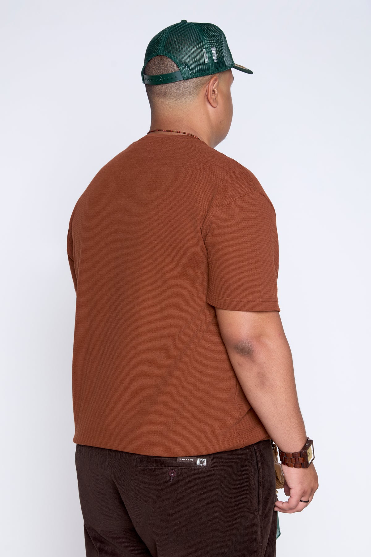 Heavyweight Textured Short Sleeve Henley