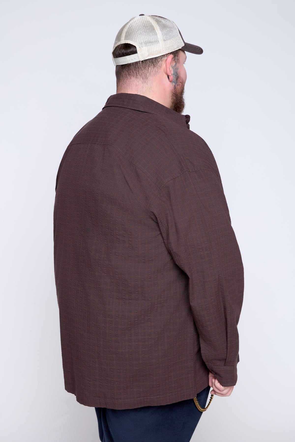 Plaid Seersucker Shirt