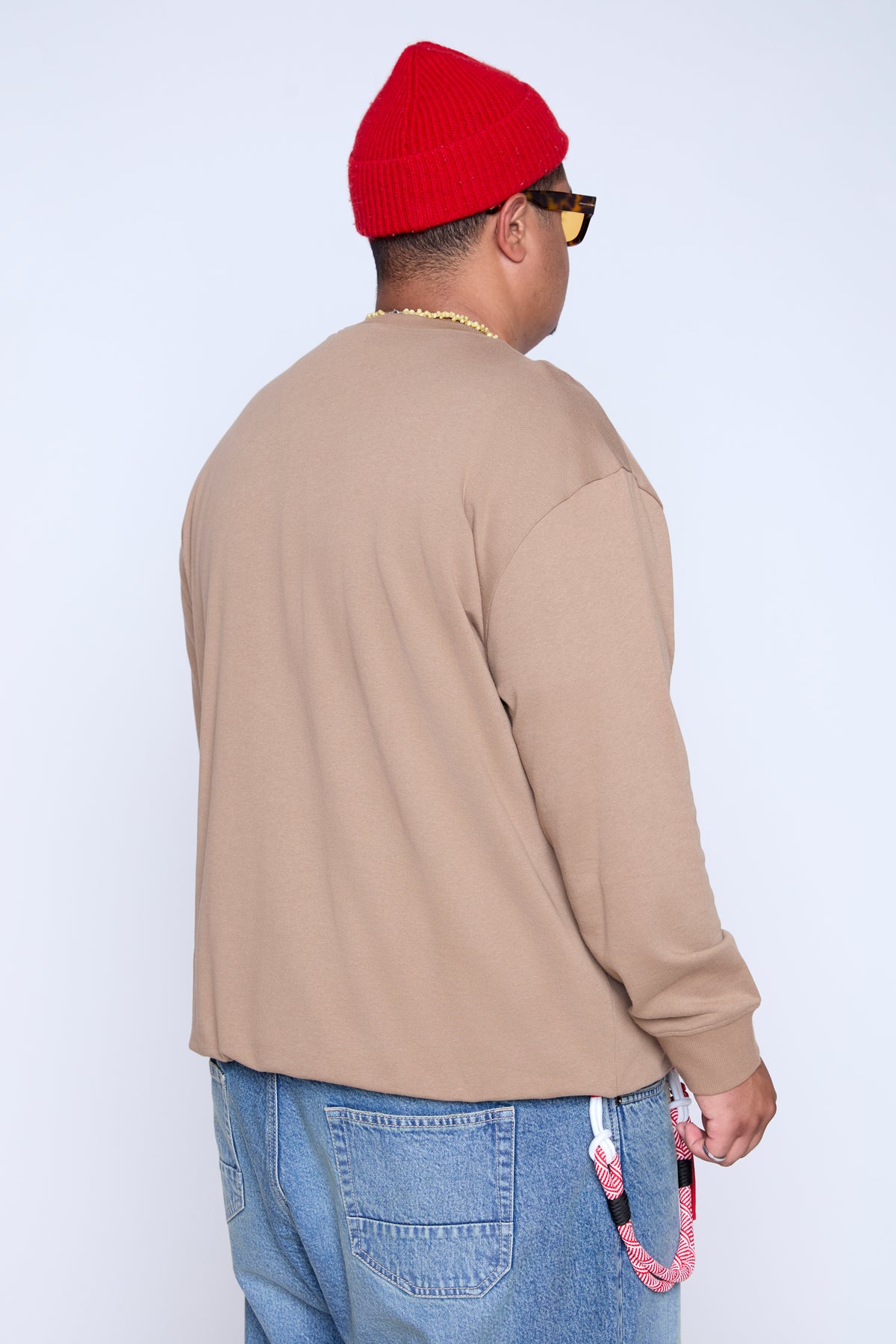Sweat-shirt ras du cou en molleton à motif Kindness
