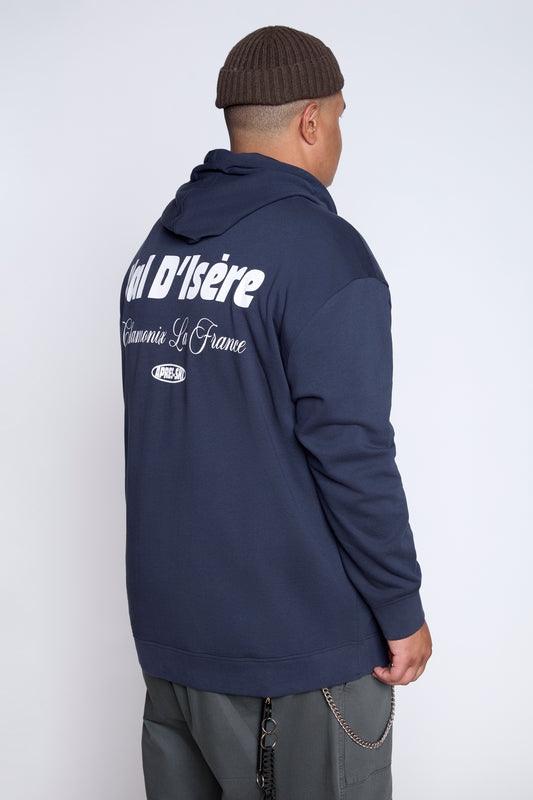 French Terry Graphic Pullover Hoodie