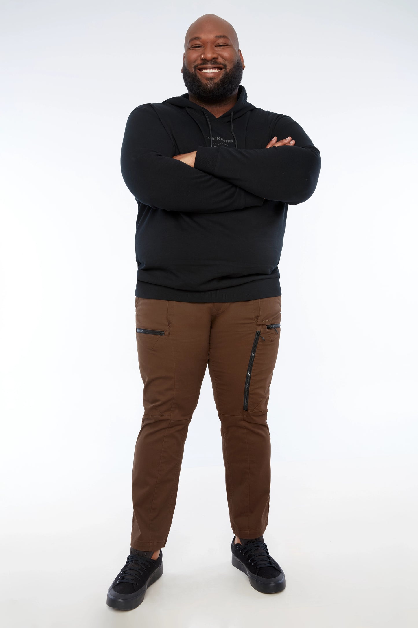 Men's Long Sleeve Pop-Over Hoodie