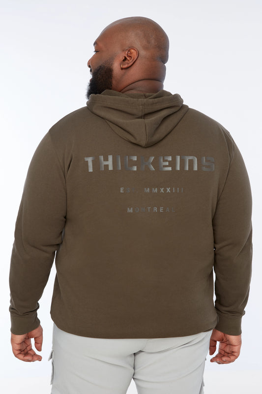 Men's Long Sleeve Pop-Over Hoodie