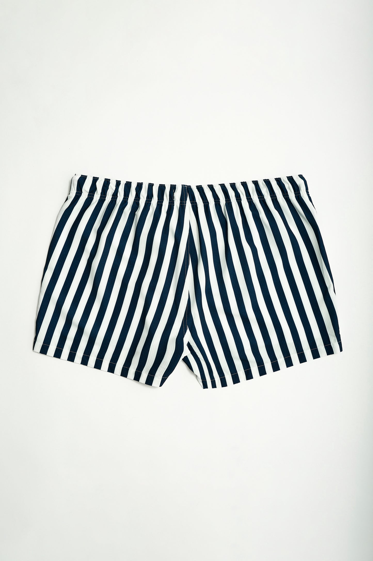 Short de bain pour homme en seersucker rayé