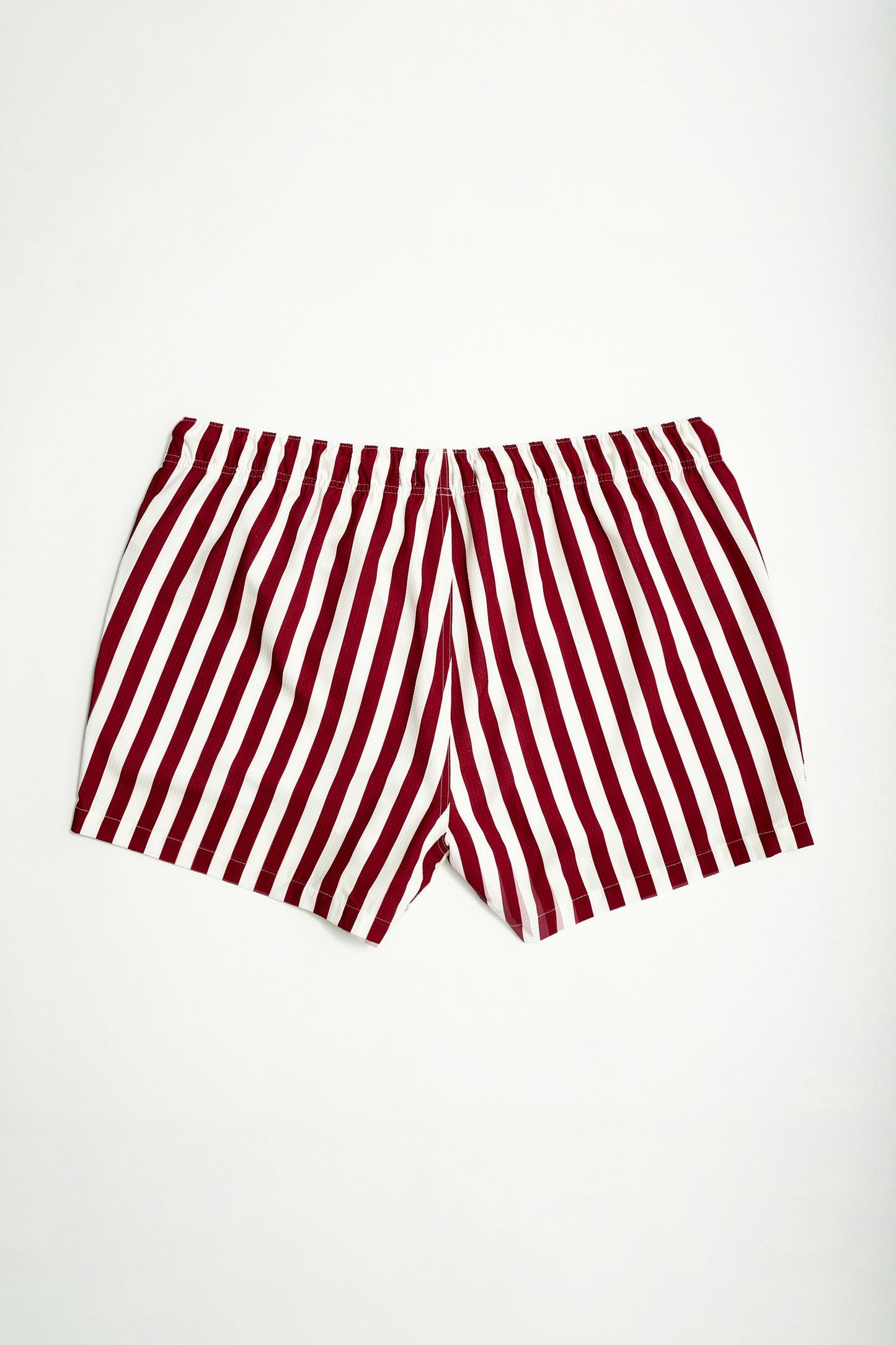 Short de bain pour homme en seersucker rayé