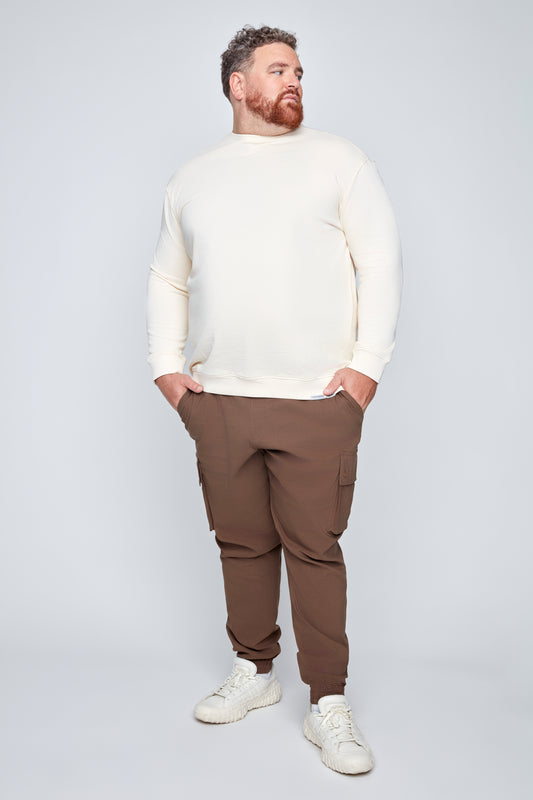 Pantalon de jogging cargo à enfiler pour homme