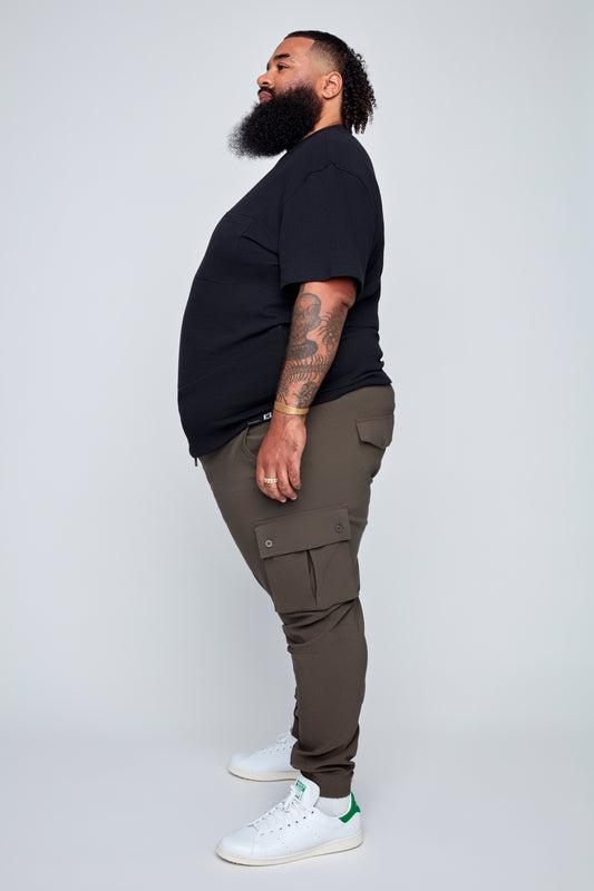 Pantalon de jogging cargo à enfiler pour homme