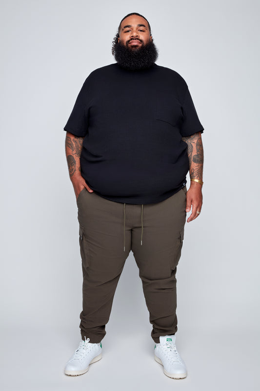 Pantalon de jogging cargo à enfiler pour homme
