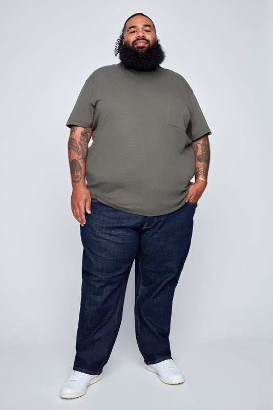 Men’s Textured Waffle Jersey Tee