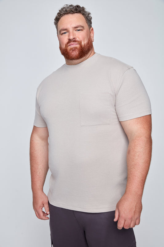 Men’s Textured Waffle Jersey Tee
