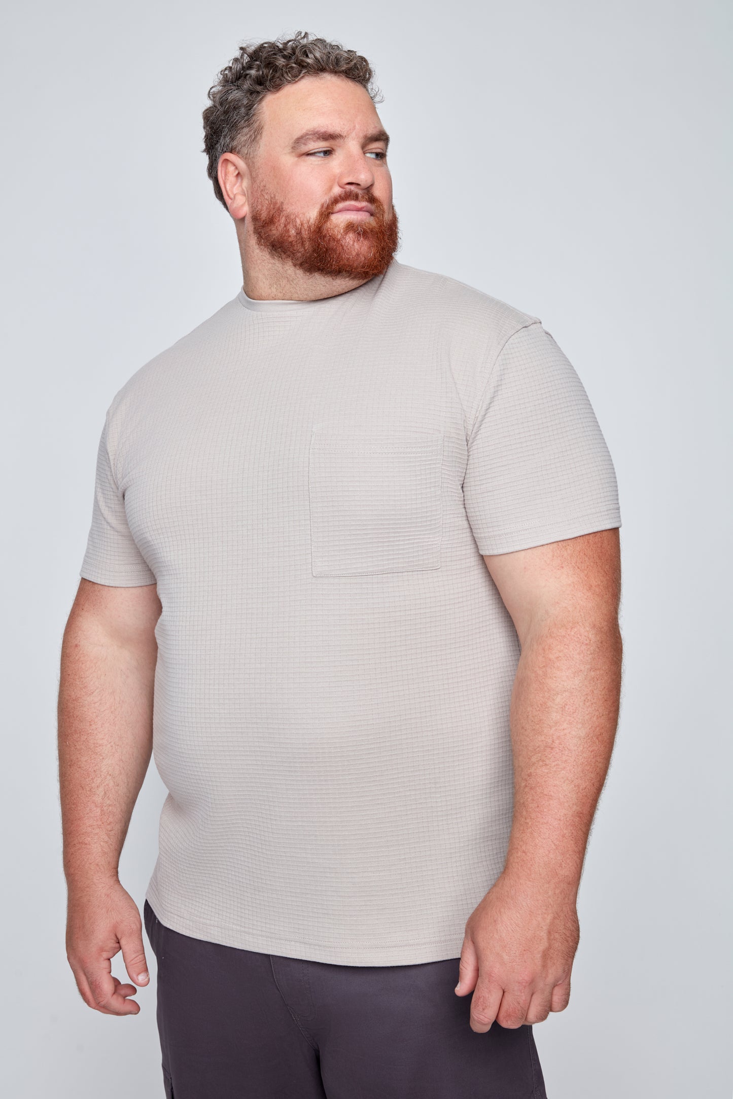 Men’s Textured Waffle Jersey Tee