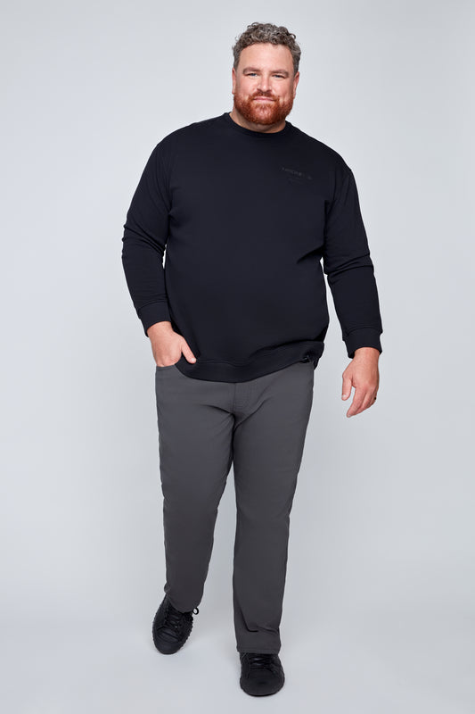 Men’s Long-Sleeve Crew-Neck Sweater