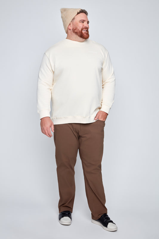 Men’s Long-Sleeve Crew-Neck Sweater
