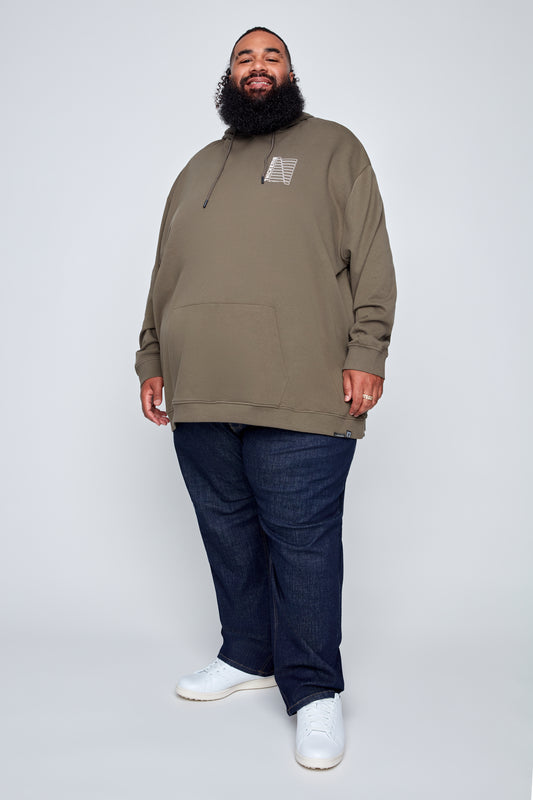 Men’s Long-Sleeve Pop-Over Hoodie