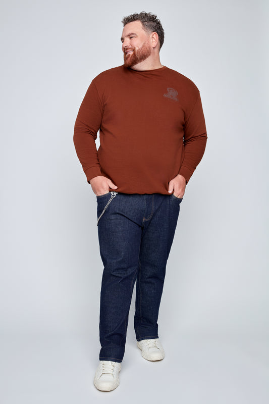 Men’s Long-Sleeve Crew-Neck Sweater