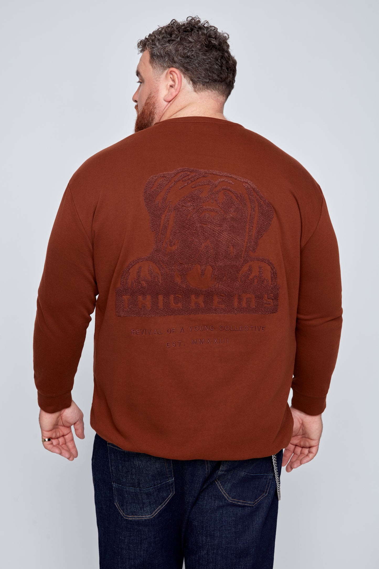 Men’s Long-Sleeve Crew-Neck Sweater